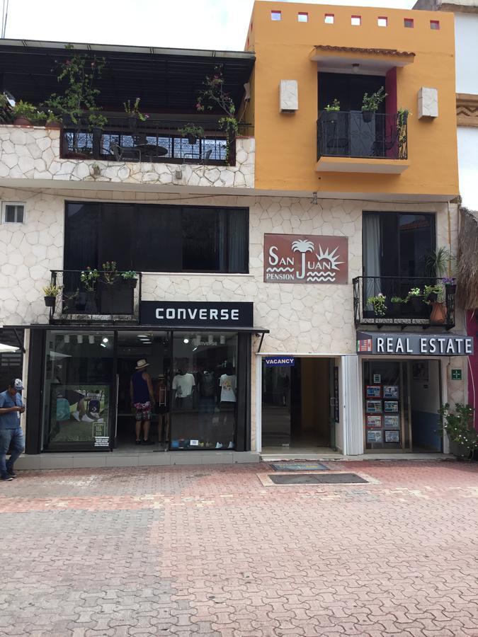 Hotel Pension San Juan Playa del Carmen Bagian luar foto
